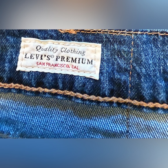 Levi’s Premium Men’s 511 Jeans Tag Size 34x32 Straight Leg Capital E On Red Tag - Picture 11 of 15